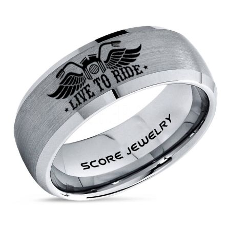 Harley Davidson Ring Biker Ring Motorcycle Ring Handmade Silver Ring Mens  Ring | eBay