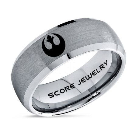 historisk slutpunkt Gætte Star Wars Ring, Star Wars Jewelry, Star Wars Wedding Band, Star Wars Rebel  Alliance Ring, Rebel