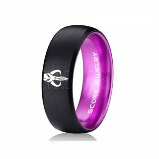 Boba Fett Ring, Boba Fett Mythosaur Skull Ring, Boba Fett Mandalorian Ring, Star Wars Ring, Star Wars Wedding Band, Black Mandalorian Wedding Ring, Black Tungsten Band, Mandalorian Wedding Band, Star Wars Wedding Ring, Star Wars Mandalorian Jewelry
