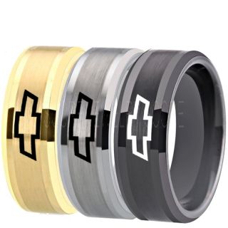 Chevrolet Ring, Chevy Ring, Bowtie Ring, Chevy Bowtie Ring, Chevy Wedding Ring, Chevy Wedding Band, Chevrolet Wedding Ring, Chevrolet Wedding Band