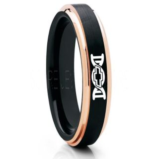 Chevrolet Ring, Chevy DNA Ring, Bowtie Ring, Chevy Bowtie Ring, Chevy Wedding Ring, Chevy Wedding Band, Chevrolet Wedding Ring, Chevrolet Wedding Band