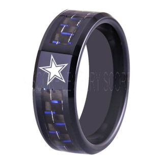 Texas Ring, Texas Football Ring, Dallas Ring, Football Ring, Black Tungsten Ring, Black Tungsten Wedding Ring, Black Wedding Ring, Dallas Football Ring, Dallas Football Wedding Ring