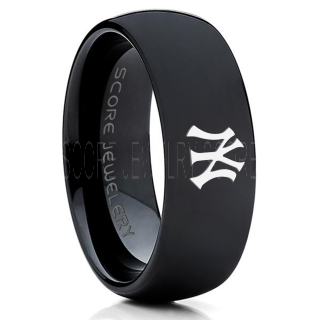 Baseball Ring, Baseball Wedding Band, Yankees Ring, Yankees Jewelry