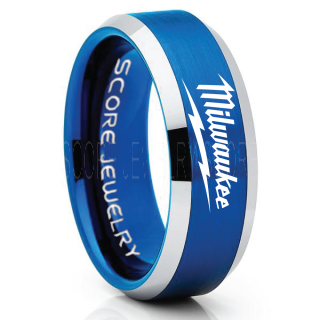 Milwaukee Tool Ring, Milwaukee Ring, Milwaukee Wedding Band, Mens Wedding Ring, His Wedding Band