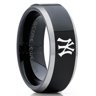 Baseball Ring, Baseball Wedding Band, Yankees Ring, Yankees Jewelry