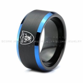 Raiders Ring, Raiders Wedding Ring, Raiders Wedding Band, Football Wedding Band, Football Jewelry