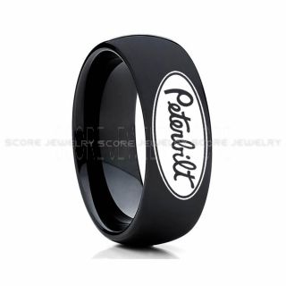 Peterbilt Ring, Peterbilt Wedding Band, Peterbilt Jewelry, Trucker Ring, Truck Driver Ring, Truck Driver Wedding  Ring
