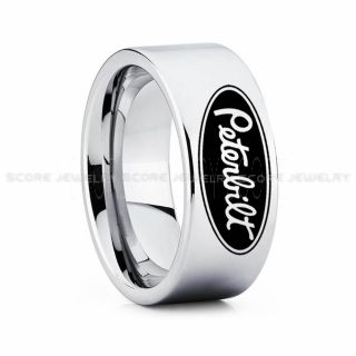 Peterbilt Ring, Peterbilt Wedding Band, Peterbilt Jewelry, Trucker Ring, Truck Driver Ring, Truck Driver Wedding  Ring