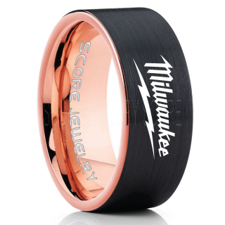 Milwaukee Tool Ring, Milwaukee Ring, Milwaukee Wedding Band, Mens Wedding Ring, His Wedding Band