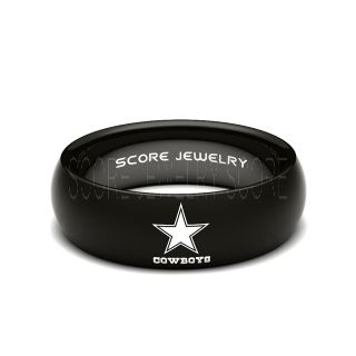 Cowboys Ring, Cowboys Wedding Band, Football Ring, Football Wedding Ring