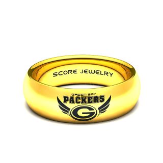 Packers Ring, Packers Wedding Ring, Packers Wedding Band, Football Wedding Band, Football Jewelry