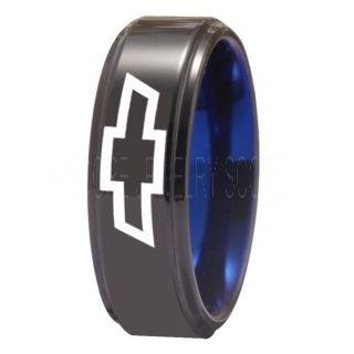 Chevrolet Ring, Chevy Ring, Bowtie Ring, Chevy Bowtie Ring, Chevy Wedding Ring, Chevy Wedding Band, Chevrolet Wedding Ring, Chevrolet Wedding Band