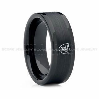 Raiders Ring, Raiders Wedding Ring, Raiders Wedding Band, Football Wedding Band, Football Jewelry