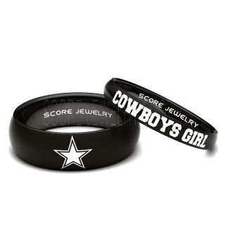 Cowboys Rings, Couple Ring, Cowboys Wedding Bands, Matching Football Rings, Football Wedding Rings