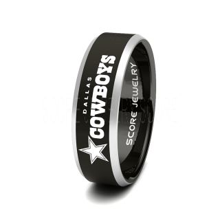 Cowboys Ring, Cowboys Wedding Band, Football Ring, Football Wedding Ring