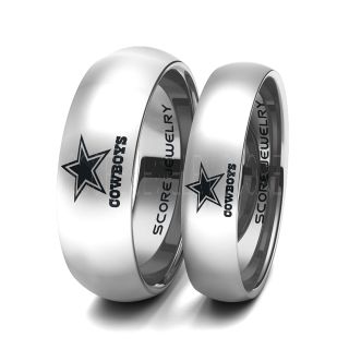 Cowboys Rings, Couple Ring, Cowboys Wedding Bands, Matching Football Rings, Football Wedding Rings