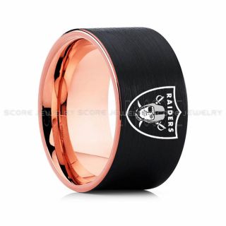 Raiders Ring, Raiders Wedding Ring, Raiders Wedding Band, Football Wedding Band, Football Jewelry