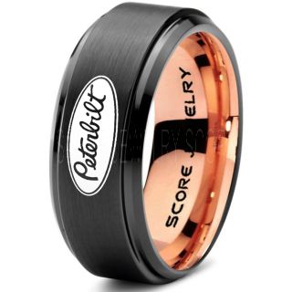 Peterbilt Ring, Peterbilt Wedding Band, Peterbilt Jewelry, Trucker Ring, Truck Driver Ring, Truck Driver Wedding  Ring