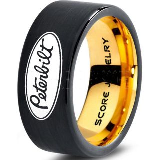 Peterbilt Ring, Peterbilt Wedding Band, Peterbilt Jewelry, Trucker Ring, Truck Driver Ring, Truck Driver Wedding  Ring