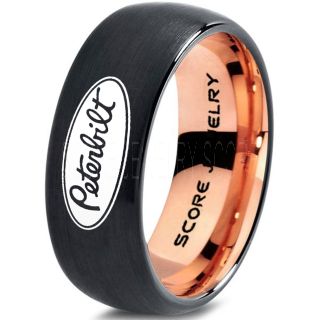 Peterbilt Ring, Peterbilt Wedding Band, Peterbilt Jewelry, Trucker Ring, Truck Driver Ring, Truck Driver Wedding  Ring