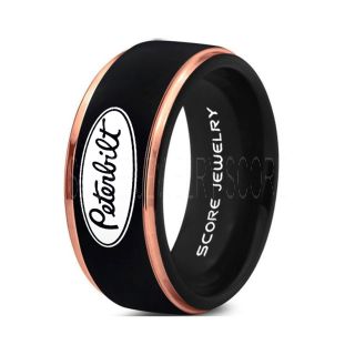 Peterbilt Ring, Peterbilt Wedding Band, Peterbilt Jewelry, Trucker Ring, Truck Driver Ring, Truck Driver Wedding  Ring