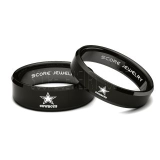 Cowboys Rings, Couple Ring, Cowboys Wedding Bands, Matching Football Rings, Football Wedding Rings
