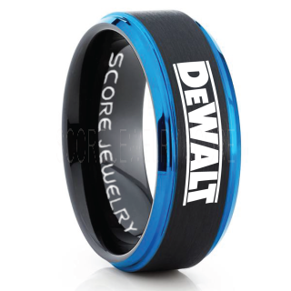 Dewalt Tool Ring, Dewalt Ring, Dewalt Wedding Band, Mens Wedding Ring, His Wedding Band