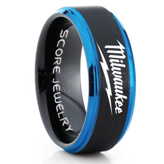 Milwaukee Tool Ring, Milwaukee Ring, Milwaukee Wedding Band, Mens Wedding Ring, His Wedding Band