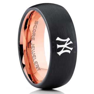 Baseball Ring, Baseball Wedding Band, Yankees Ring, Yankees Jewelry