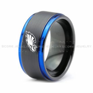 Eagles Ring, Eagles Wedding Ring, Eagles Wedding Band, Football Wedding Band, Football Jewelry