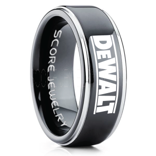 Dewalt Tool Ring, Dewalt Ring, Dewalt Wedding Band, Mens Wedding Ring, His Wedding Band