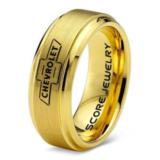 Chevrolet Ring, Chevy Ring, Bowtie Ring, Chevy Bowtie Ring, Chevy Wedding Ring, Chevy Wedding Band, Chevrolet Wedding Ring, Chevrolet Wedding Band