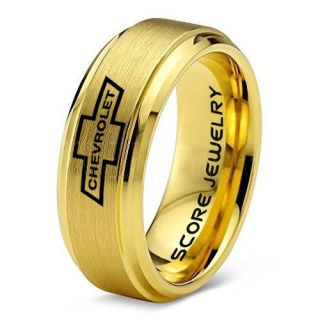 Chevrolet Ring, Chevy Ring, Bowtie Ring, Chevy Bowtie Ring, Chevy Wedding Ring, Chevy Wedding Band, Chevrolet Wedding Ring, Chevrolet Wedding Band