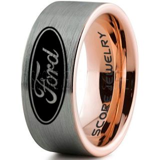 Ford Ring, Ford Jewelry, Shelby Ring, Mustang Ring, Ford Mustang Ring, Ford Ring Mustang Jewelry, Tungsten Ring, Tungsten Wedding Band