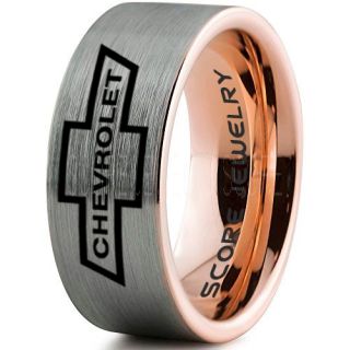 Chevrolet Ring, Chevy Ring, Bowtie Ring, Chevy Bowtie Ring, Chevy Wedding Ring, Chevy Wedding Band, Chevrolet Wedding Ring, Chevrolet Wedding Band