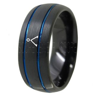Stargate Ring, Stargate Earth Ring, Earth Ring, Stargate Jewelry, Stargate Wedding Band, Stargate Wedding Ring, Black Tungsten Ring, Black Wedding Ring