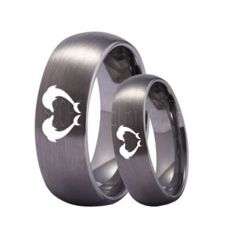 Dolphins Ring, Dolphin Heart Ring, Dolphin Wedding Ring, Dolphin Wedding Band, Marine Life Ring, Bottlenose Dolphins Ring, Silver Tungsten Ring, Silver Wedding Band, Ocean Life Wedding Band