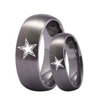 Texas Ring, Texas Football Ring, Dallas Ring, Football Ring, Silver Tungsten Ring, Silver Tungsten Wedding Ring, Silver Wedding Ring, Dallas Football Ring, Dallas Football Wedding Ring
