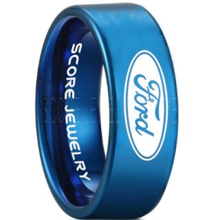 Ford Ring, Ford Jewelry, Shelby Ring, Mustang Ring, Ford Mustang Ring, Ford Ring Mustang Jewelry, Tungsten Ring, Tungsten Wedding Band