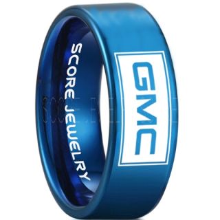 GMC Ring, GM ring, Truck Ring, Trucker Ring, Pickup Truck Ring, GM Ring, Black Tungsten Ring, Black Tungsten Wedding Band, Black Wedding Band