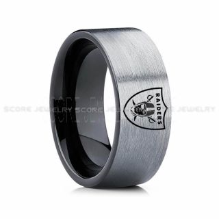 Raiders Ring, Raiders Wedding Ring, Raiders Wedding Band, Football Wedding Band, Football Jewelry