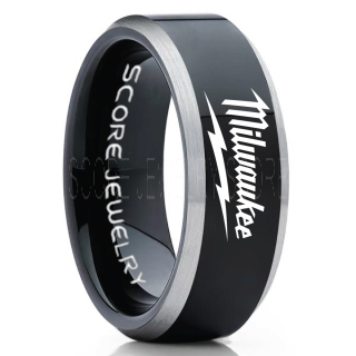 Milwaukee Tool Ring, Milwaukee Ring, Milwaukee Wedding Band, Mens Wedding Ring, His Wedding Band