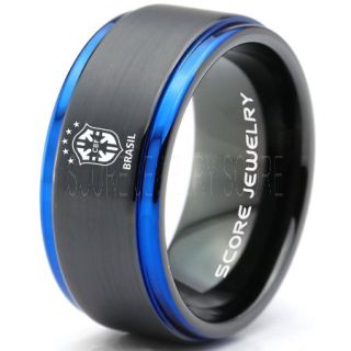 Brazil Ring, Brazil Soccer Ring, Brazil Football Ring, Soccer Ring, Brazil National Football Team Ring, Brazilian Football Confederation Ring, Brazil Jewelry