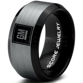 GM Ring, GM Truck Ring, Truck Ring, Trucker Ring, Pickup Truck Ring, GM Jewelry, Black Tungsten Ring, Black Tungsten Wedding Band, Black Wedding Band