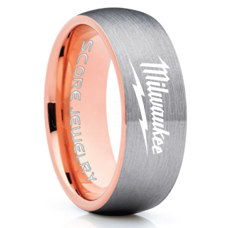 Milwaukee Tool Ring, Milwaukee Ring, Milwaukee Wedding Band, Mens Wedding Ring, His Wedding Band