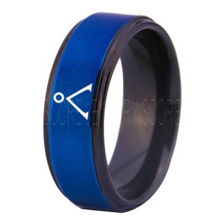 Stargate Ring, Stargate Earth Ring, Earth Ring, Stargate Jewelry, Stargate Wedding Band, Stargate Wedding Ring, Black Tungsten Ring, Black Wedding Ring