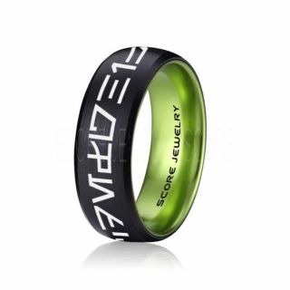 Aurebesh Ring, Star Wars Ring, Customize Your Own Text in Aurebesh, Star Wars Wedding Band, Black Aurebesh Wedding Ring, Black Tungsten Band, Aurebesh Wedding Band, Star Wars Wedding Ring, Star Wars Aurebesh Jewelry