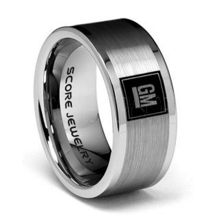 GM Ring, GM Truck Ring, Truck Ring, Trucker Ring, Pickup Truck Ring, GM Jewelry, Black Tungsten Ring, Black Tungsten Wedding Band, Black Wedding Band