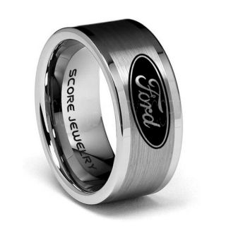 Ford Ring, Ford Jewelry, Shelby Ring, Mustang Ring, Ford Mustang Ring, Ford Ring Mustang Jewelry, Tungsten Ring, Tungsten Wedding Band
