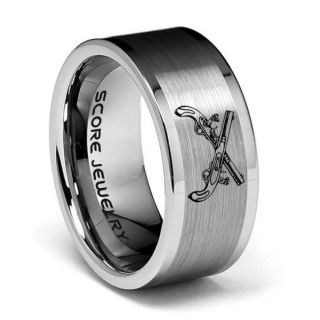 Revolver Ring, Vintage Revolver Ring, Military Ring, Handgun Ring, Gun Ring, Antique Revolver Ring, Antique Revolver Jewelry, Silver Tungsten Ring